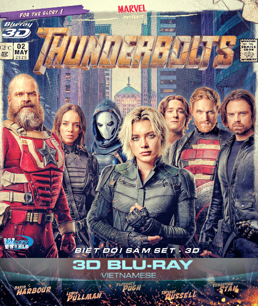 Z320.Thunderbolts 2025  BIỆT ĐỘI SẤM SÉT 3D50G  (TRUE- HD 7.1 DOLBY ATMOS) 3D USA